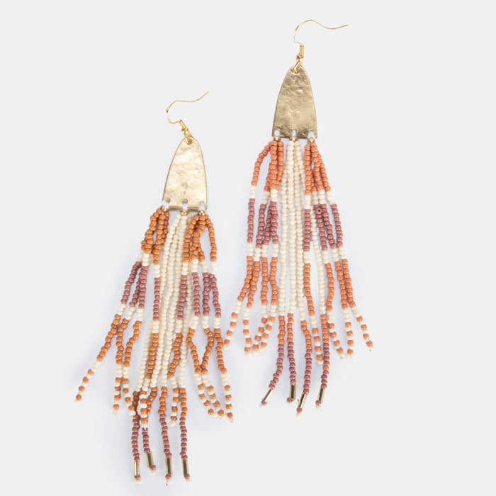 Ladies' Hazel Earrings - Brown