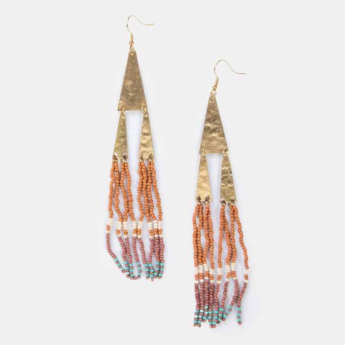 Ladies' Helena Earrings - Brown