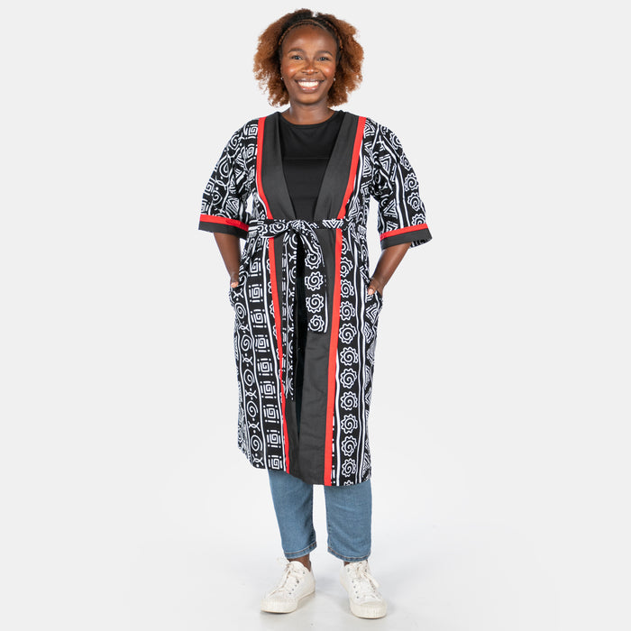 Ladies' Heritage Kimono - Black