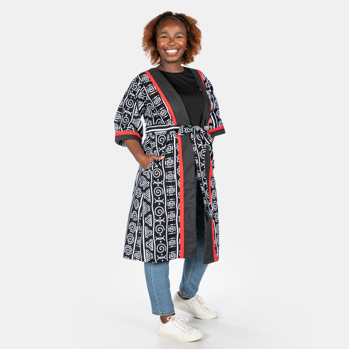 Ladies' Heritage Kimono - Black