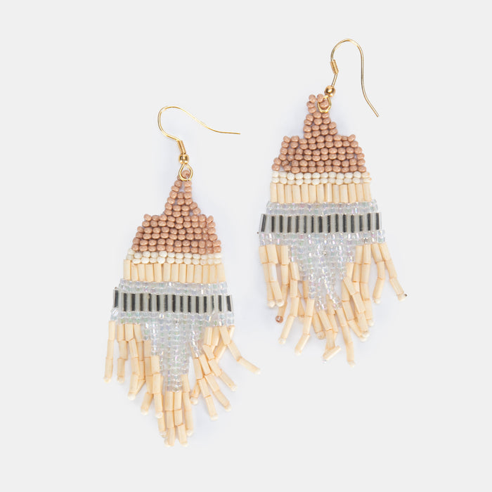 Ladies' Hilda Earrings - Cream