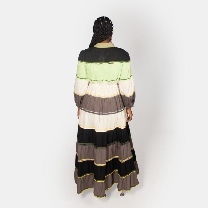 Ladies' Hollyhock Dress - Lime