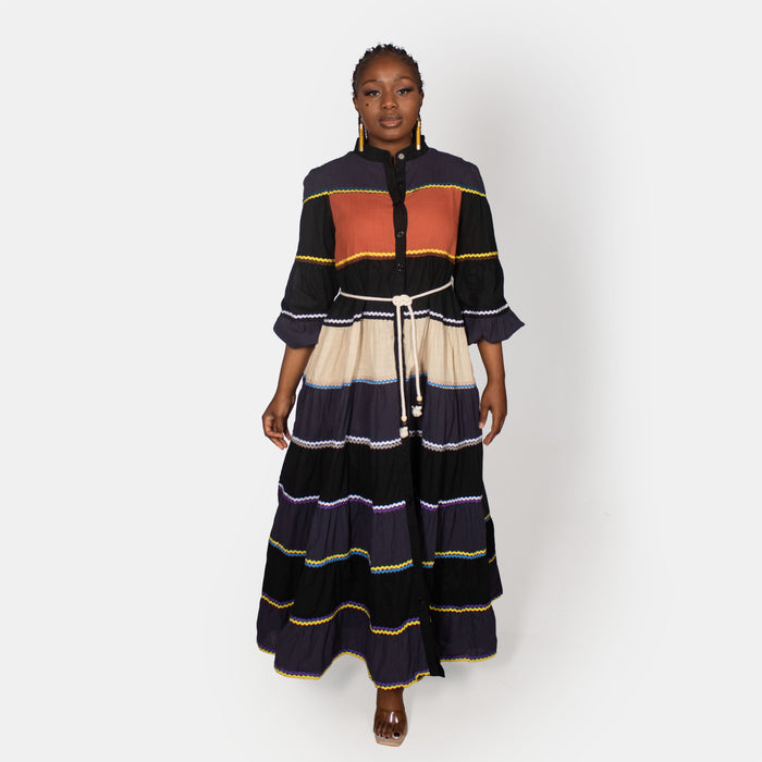 Ladies' Hollyhock Dress - Rust