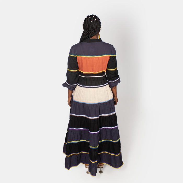 Ladies' Hollyhock Dress - Rust