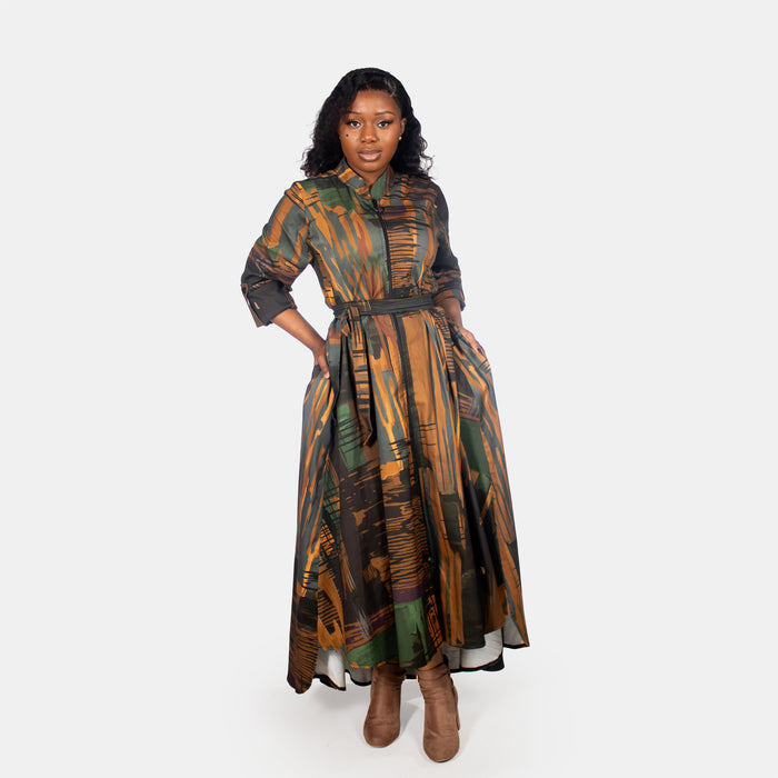 Ladies' Kasandra Dress - Olive