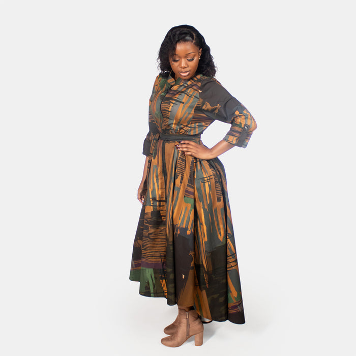 Ladies' Kasandra Dress - Olive