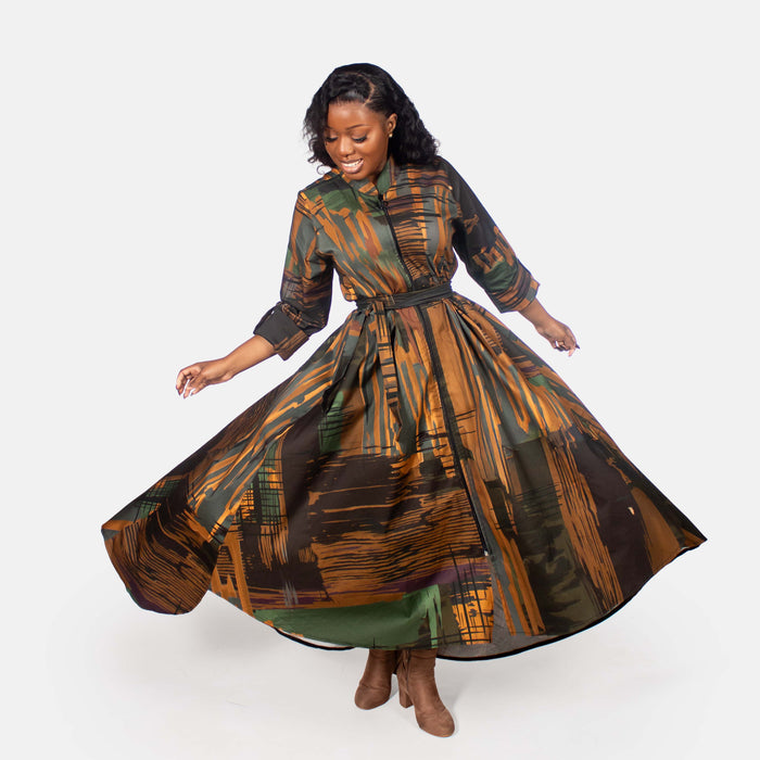 Ladies' Kasandra Dress - Olive