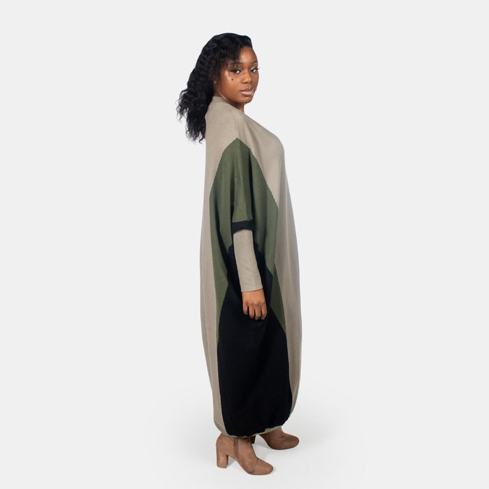 Ladies' Knit Poppy Dress - Olive