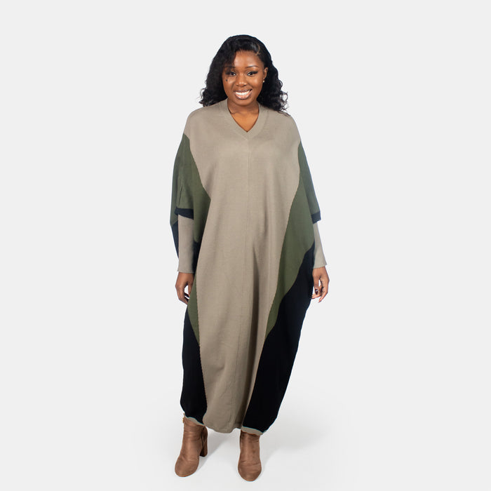 Ladies' Knit Poppy Dress - Olive