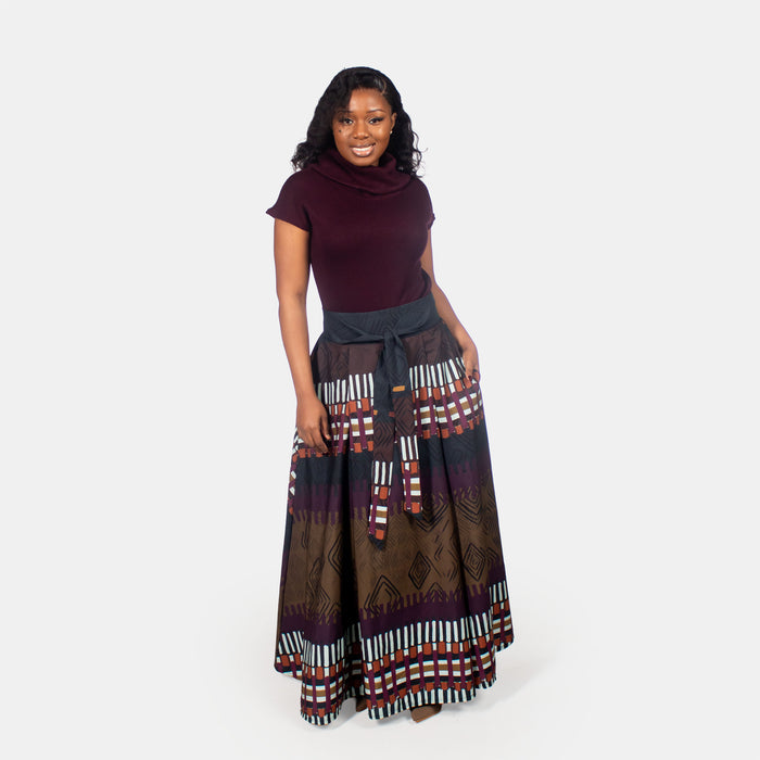 Ladies' Madeleine Skirt - Brown