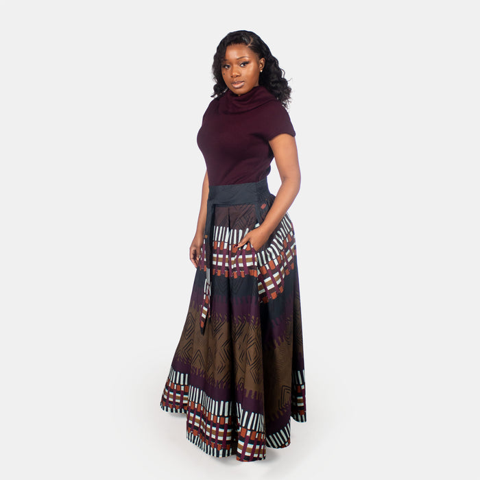 Ladies' Madeleine Skirt - Brown