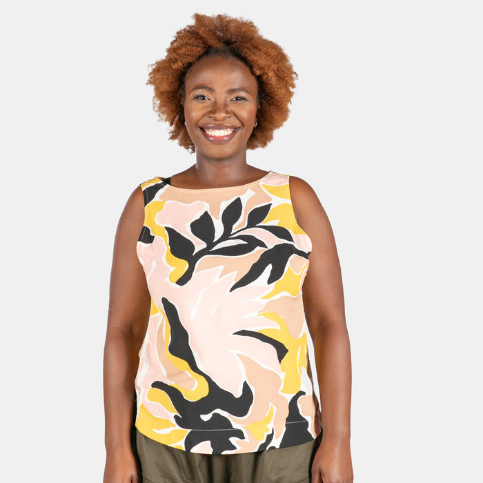 Ladies' Meme Dart Top - Pink