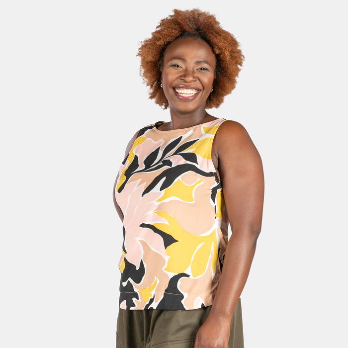 Ladies' Meme Dart Top - Pink