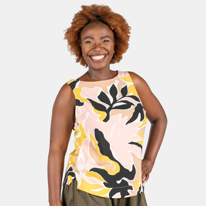 Ladies' Meme Dart Top - Pink