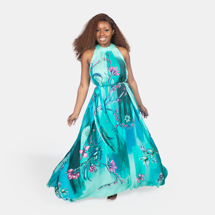 Ladies' Milano Dress - Ocean