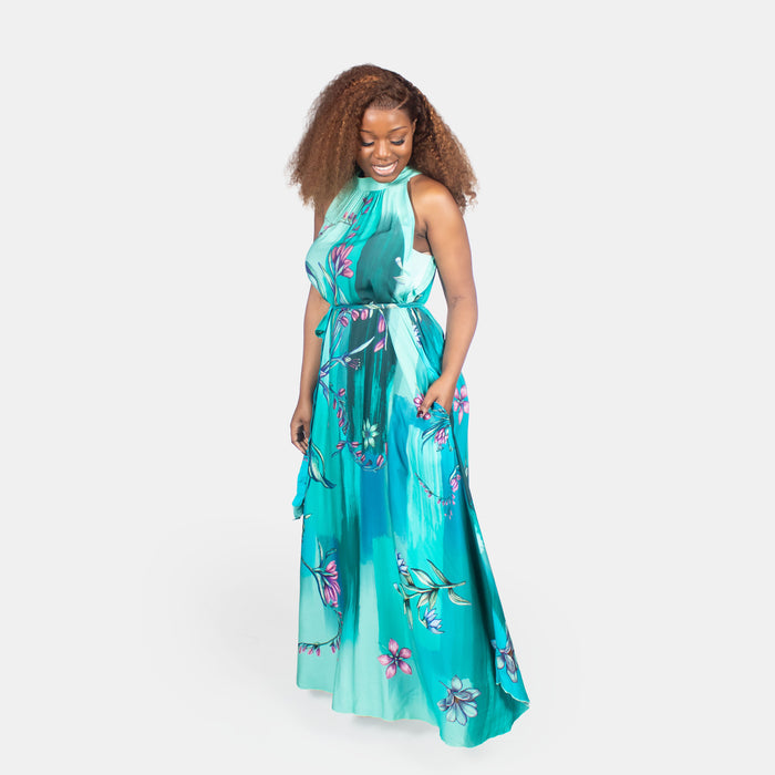 Ladies' Milano Dress - Ocean