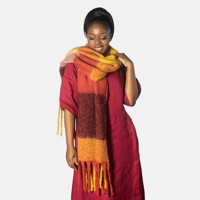 Ladies' Natalie Scarf - Yellow