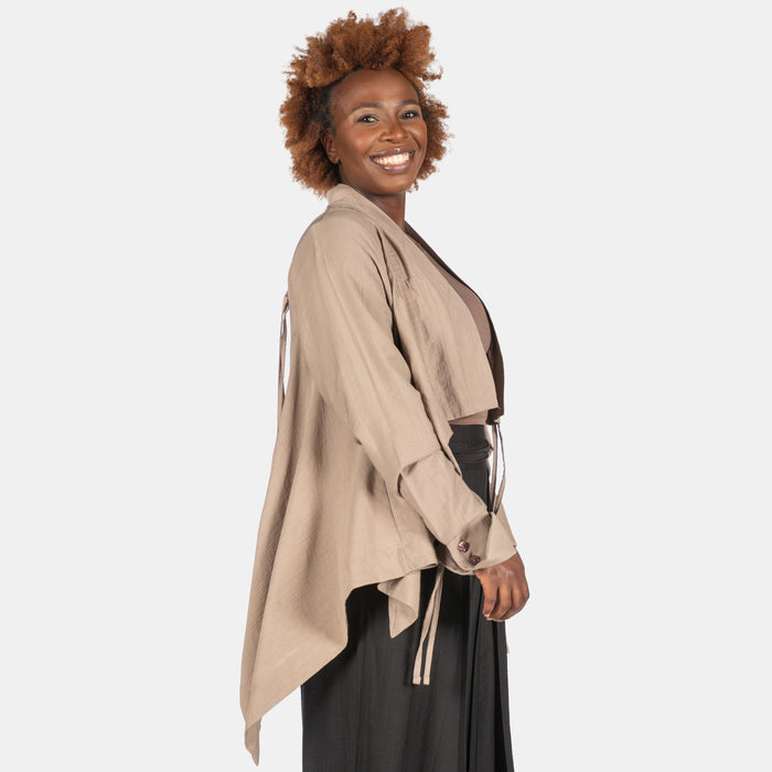 Ladies' Odine Shirt - Taupe
