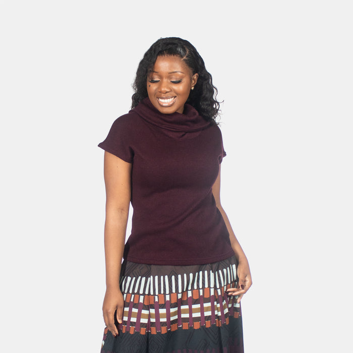Ladies' Olivia Knit Top - Purple