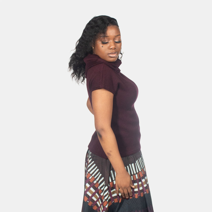 Ladies' Olivia Knit Top - Purple