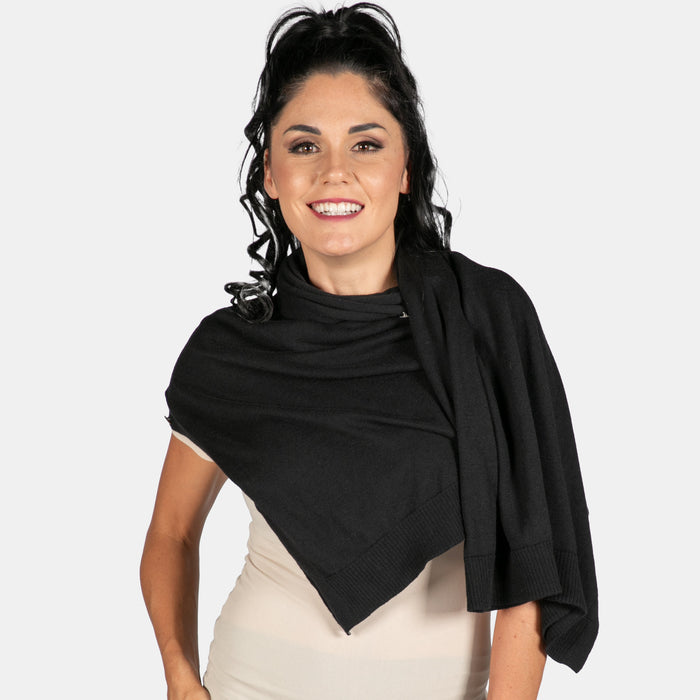 Ladies' Pashmina Jersey - Black