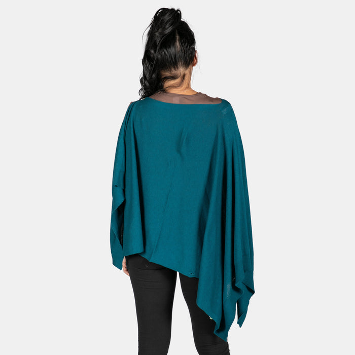 Ladies' Pashmina Jersey - Teal