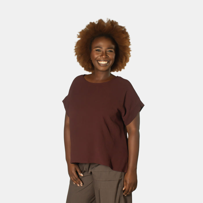 Ladies' Penelope Top - Maroon