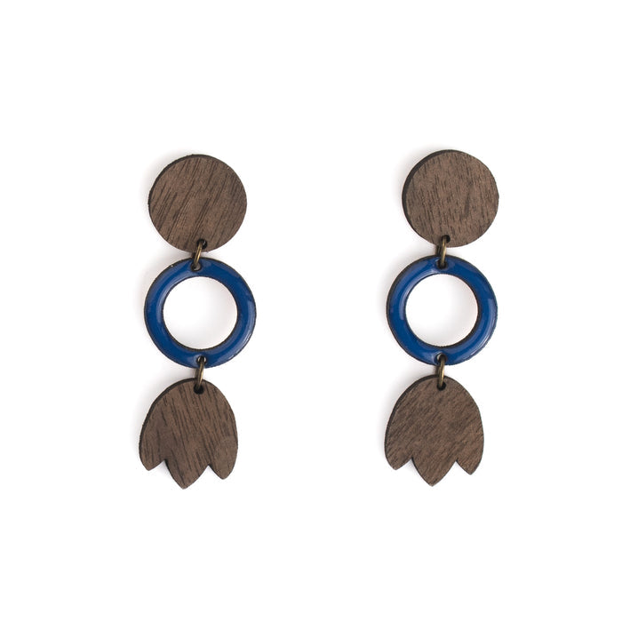 Ladies' Petal Drop Earrings