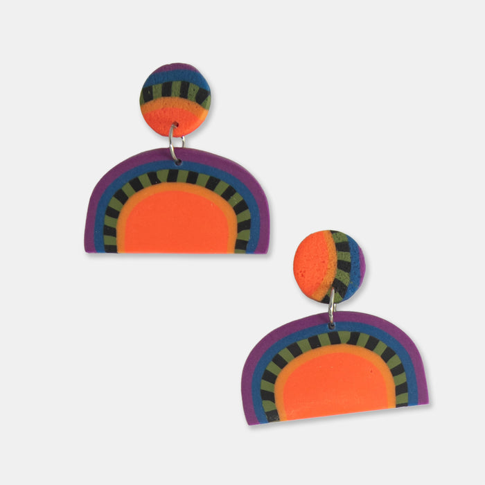 Ladies' Rain Rain Clay Earrings