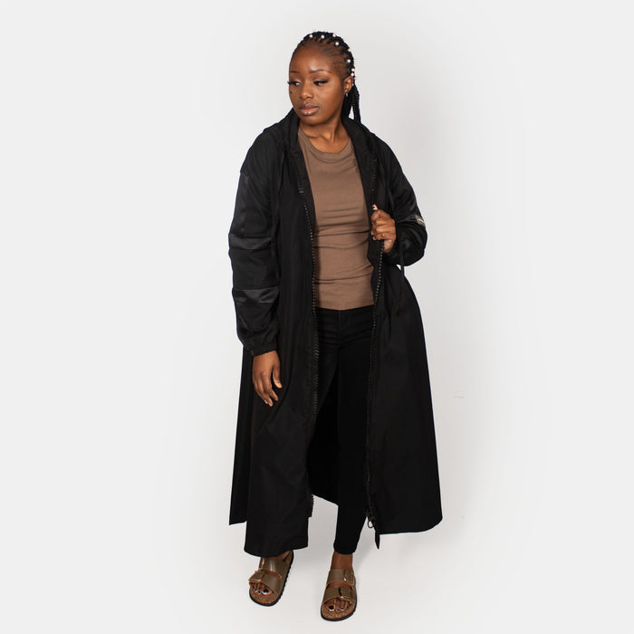 Ladies' Raincoat Dress - Black