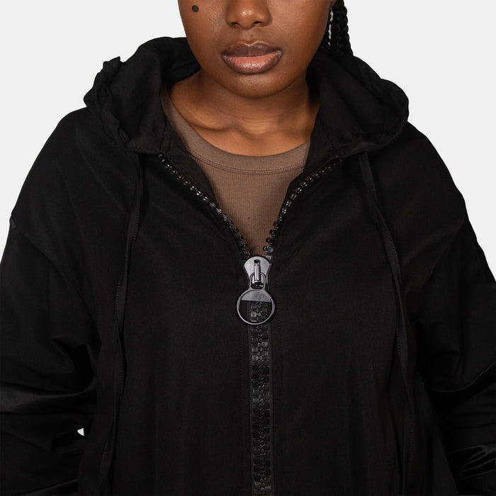 Ladies' Raincoat Dress - Black