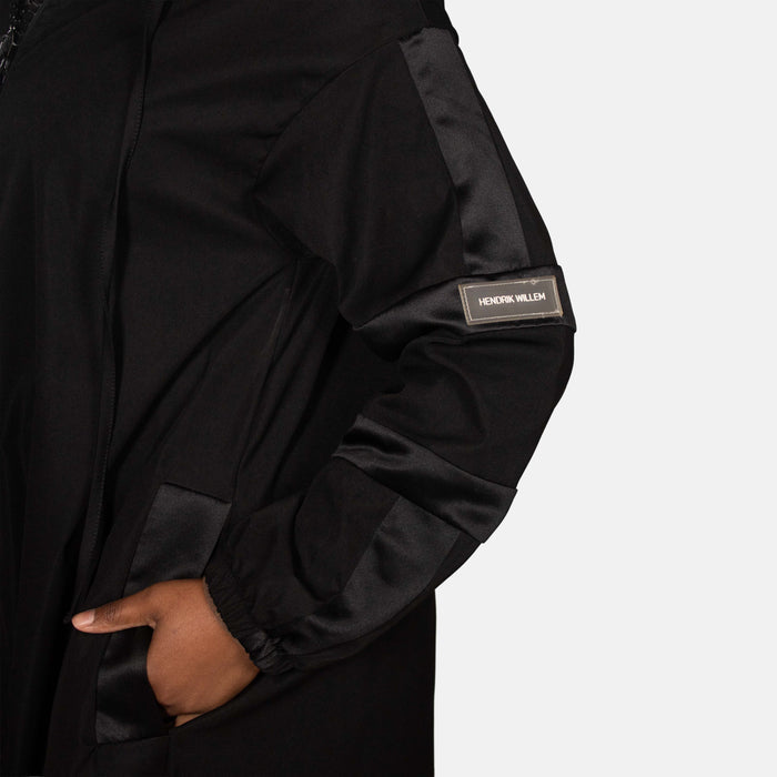 Ladies' Raincoat Dress - Black