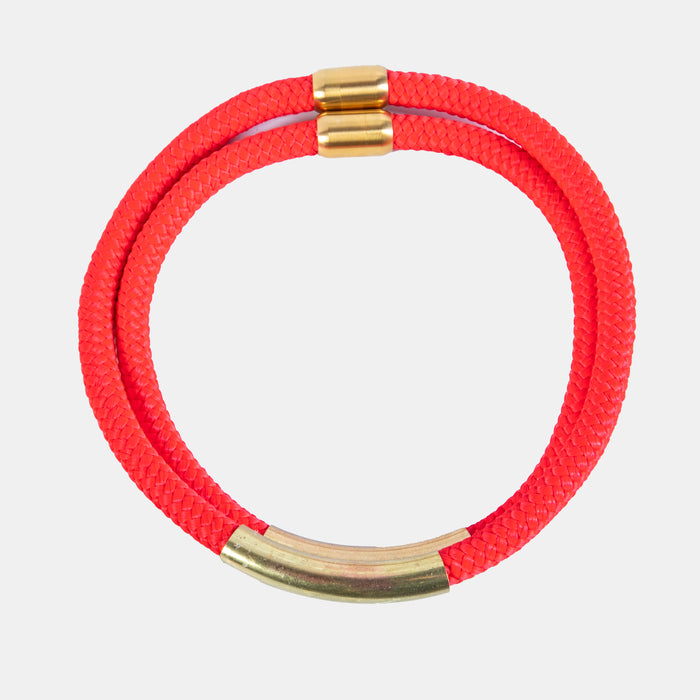 Ladies' Ruby 2 Piece Necklace - Red