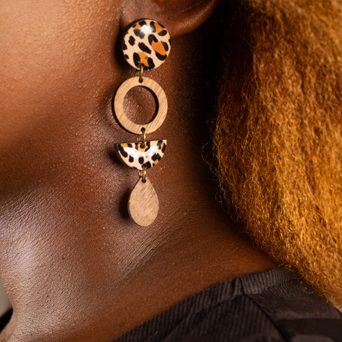 Ladies' Safari Drop Earrings