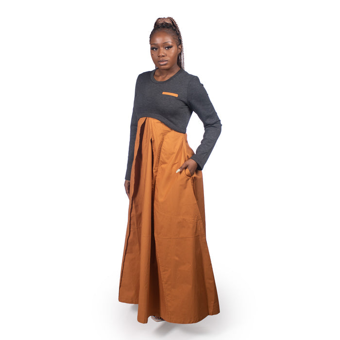 Ladies' Snapdragon Dress - Rust