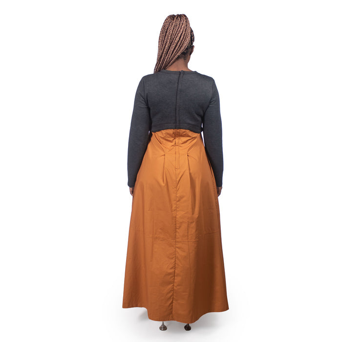 Ladies' Snapdragon Dress - Rust