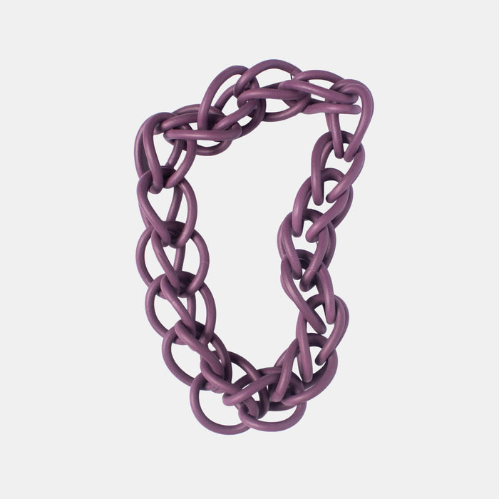 Ladies' Soft Rope Necklace - Purple