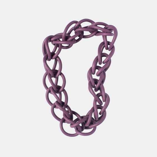 Ladies' Soft Rope Necklace - Purple
