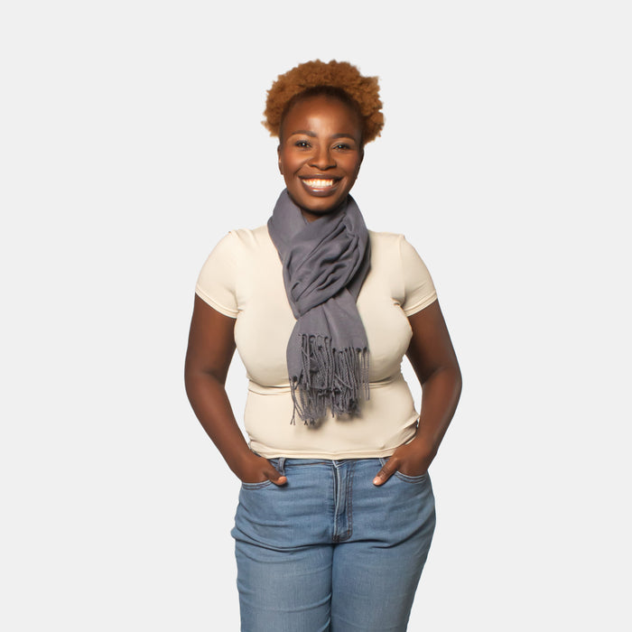 Ladies' Soft Touch Scarf - Charcoal
