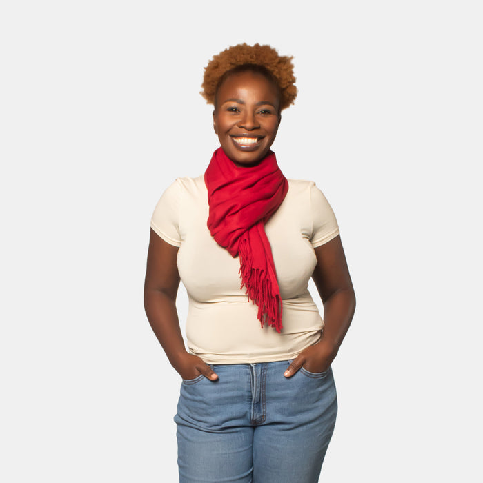 Ladies' Soft Touch Scarf - Maroon