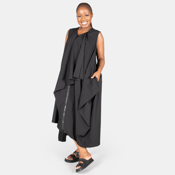 Ladies' Soufflé Dress with Front Zip