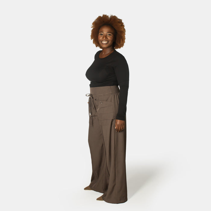 Ladies' Tetris Pants - Taupe