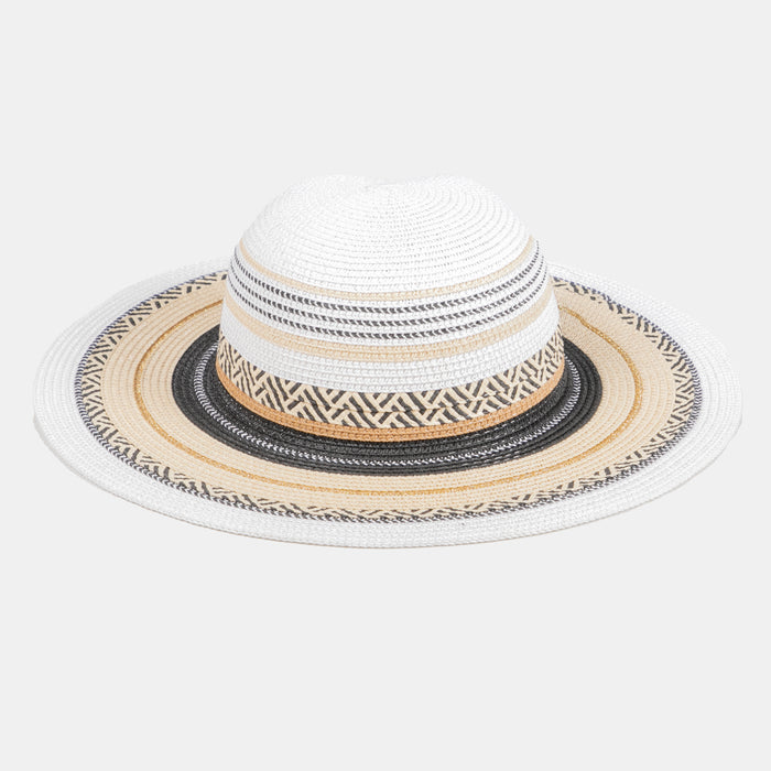 Ladies' Tribal Summer Hat - White