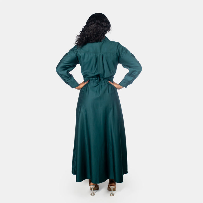 Ladies' Tulip Dress - Teal