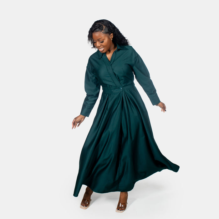 Ladies' Tulip Dress - Teal