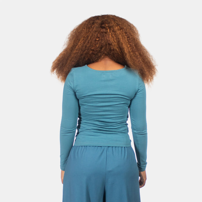 Ladies' Twisty Top - Ocean