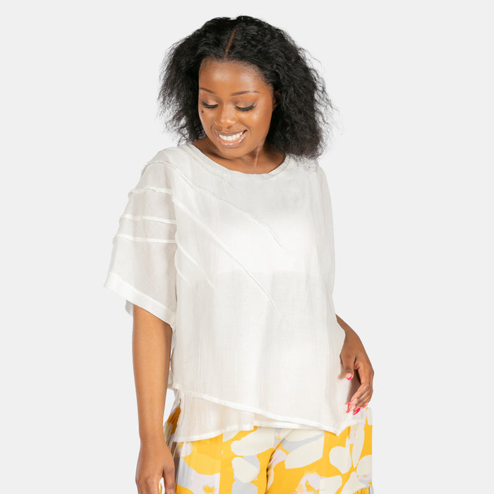 Ladies' Vanessa Top - Cream