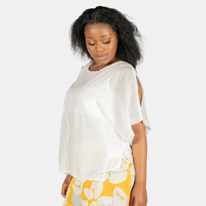 Ladies' Vanessa Top - Cream