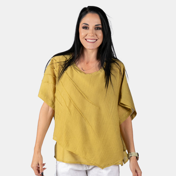Ladies' Vanessa Top - Mustard