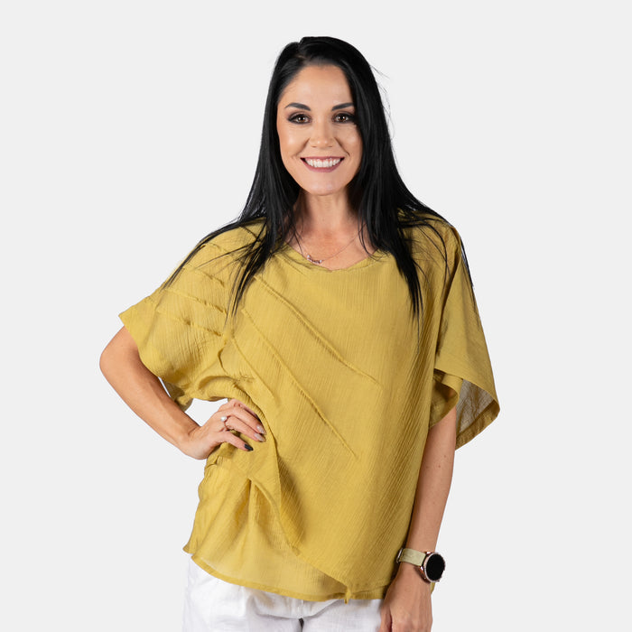 Ladies' Vanessa Top - Mustard